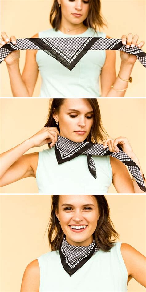 how to wear a foulard.